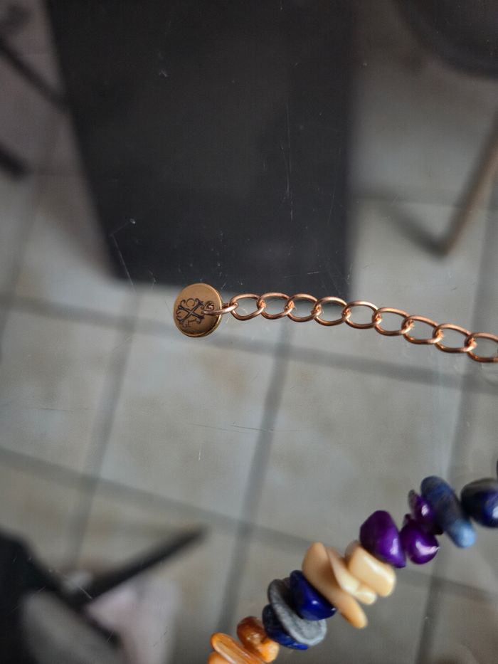 Collier cxl by Christian Lacroix Doré multicolore - photo numéro 4