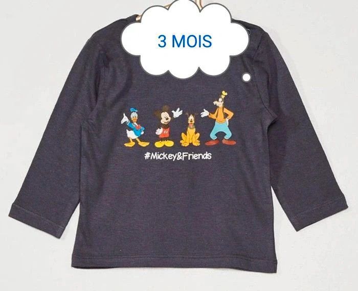 Tee shirt Mickey 3 mois