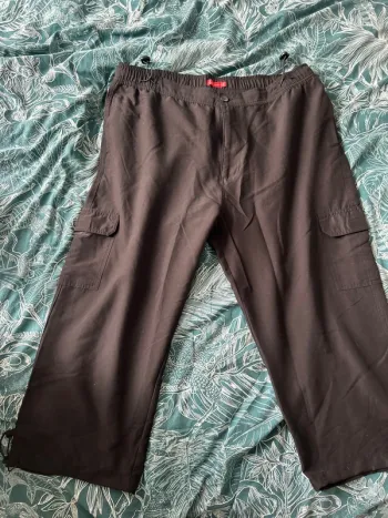 Pantalon en toile noire