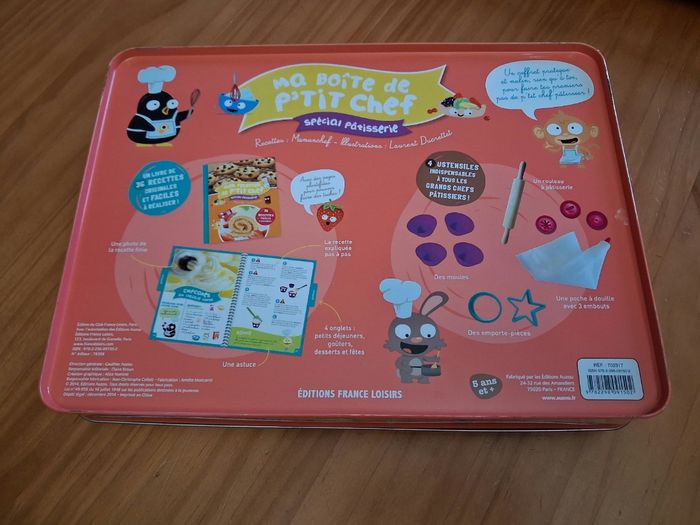 Kit de patisserie pour enfant : Ma boite de p'tit chef - photo numéro 2