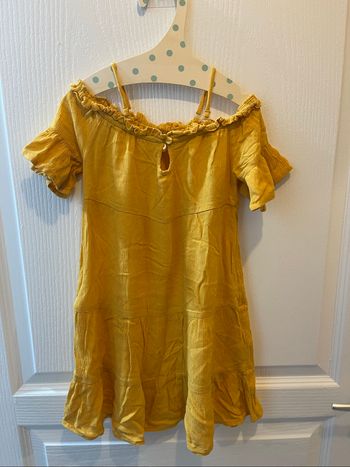Robe Z jaune manches courtes 4ans