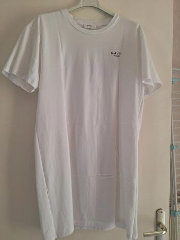 Robe Tee Shirt Navy Paris T1