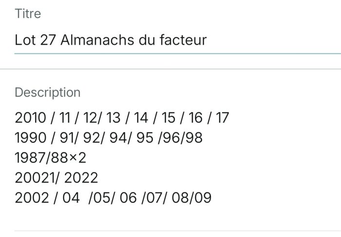 27 almanachs du facteur - photo numéro 6