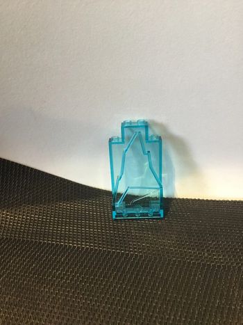 Lego officiel rocher bleu transparent translucide 2x4x6 pièces détachées