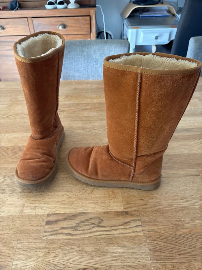 Bottes camel fourrées 38 - photo numéro 2