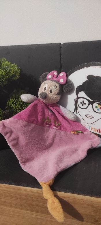 Disney doudou minnie souris plat losange radis arrosoir rose violet Carreaux