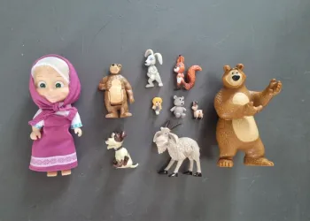 Lot figurines Masha et Michka