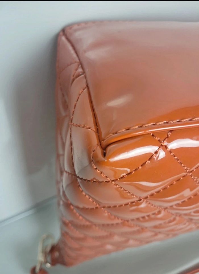 Mac Douglas sac à main été verni orange neuf - photo numéro 13