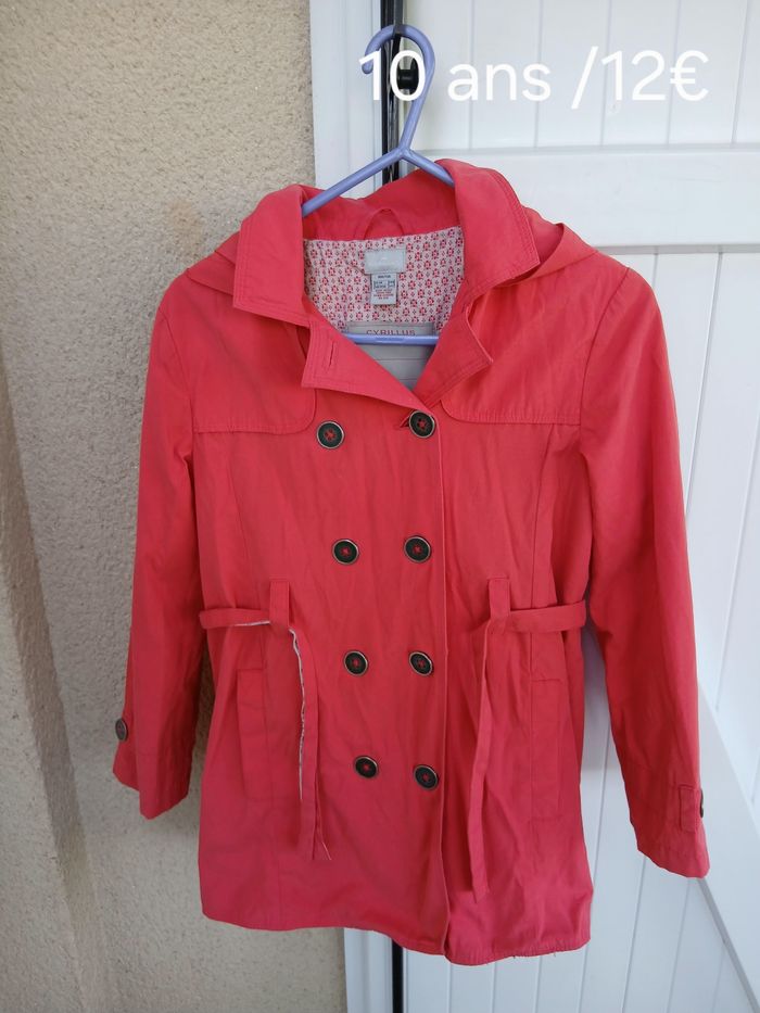 Manteau filles cyrillus taille 10 ans /138