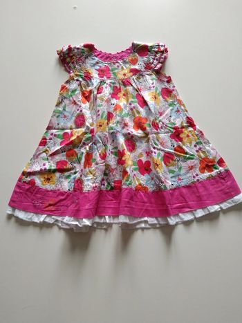 robe imprimée fleuri catimini fille 6  mois
