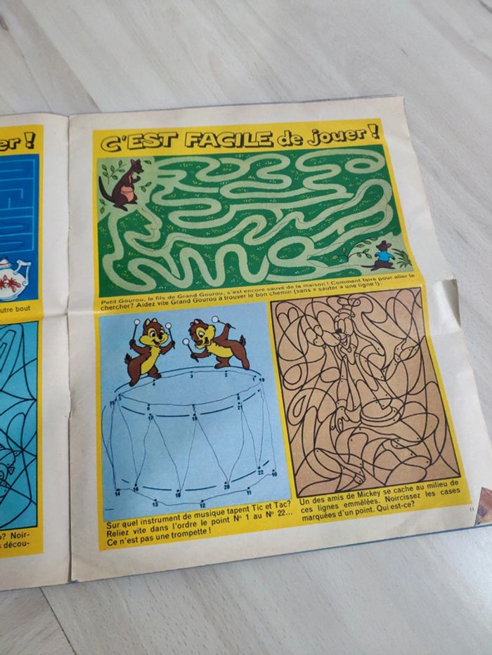 Le petit monde merveilleux de Walt Disney Pinocchio magazine 12 vintage 1981 - photo numéro 7