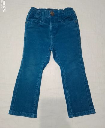 Kiabi pantalon jean Skinny bleu canard 18 mois