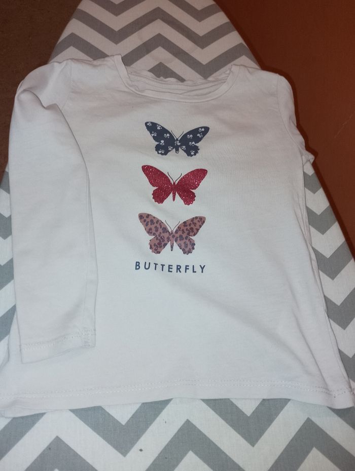 2 Tee shirt manches longues