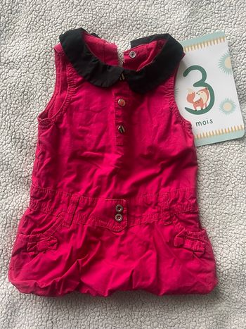 Robe fuchsia - 3mois