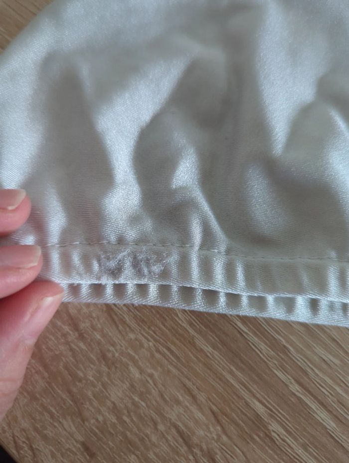 Protège patins blanc satin - photo numéro 5