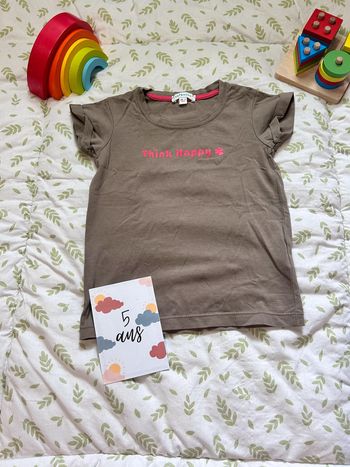 Tee shirt manches courtes 5 ans Vertbaudet