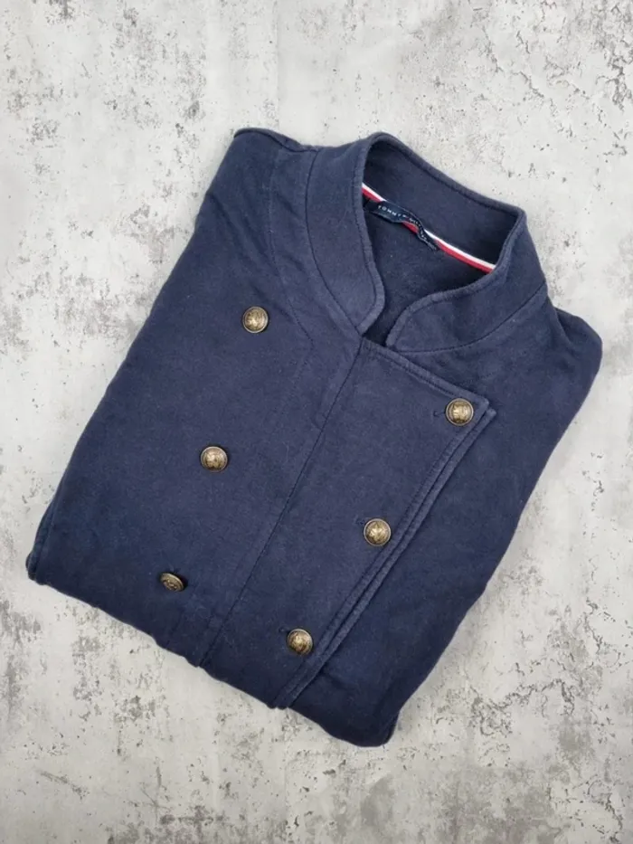 Veste officier Tommy Hilfiger – Bleu marine – Taille L Femme (mesures en photos)