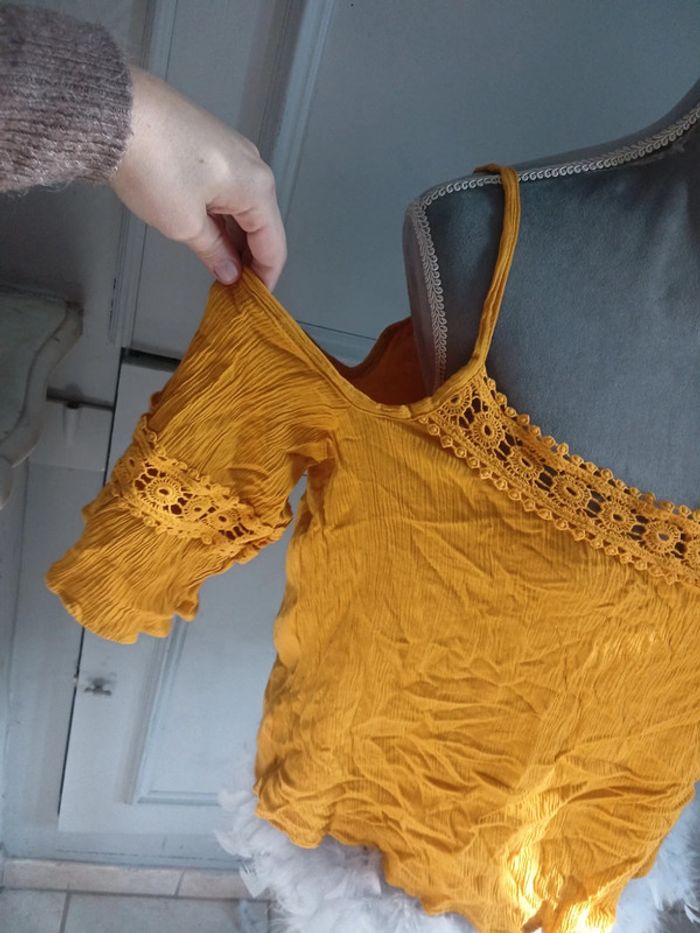 Blouse courte manche courte Taille 40 pimkie - photo numéro 2