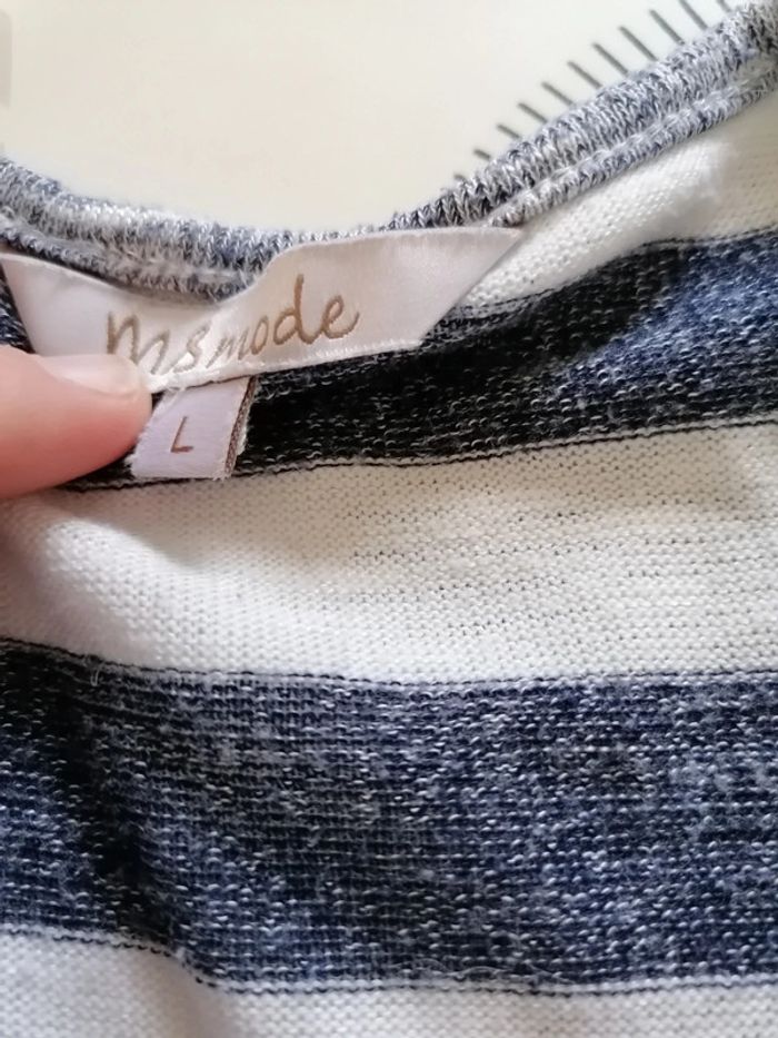 T shirt msmode sans manches taille L - photo numéro 2