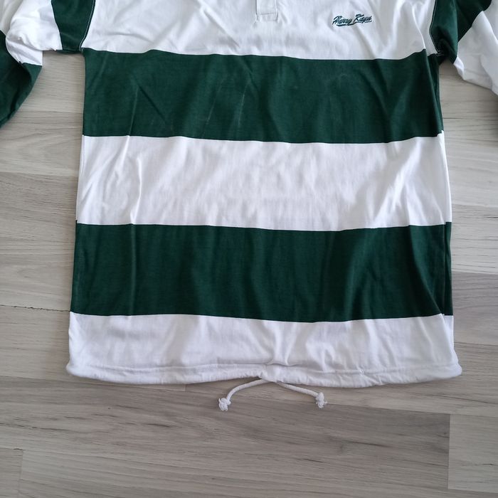 Polo homme à col et manches longues a rayures taille L - photo numéro 5