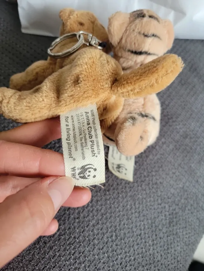 Portes clés peluches WWF - photo numéro 4