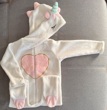 Combinaison/Surpyjama Polaire Licorne 36 mois