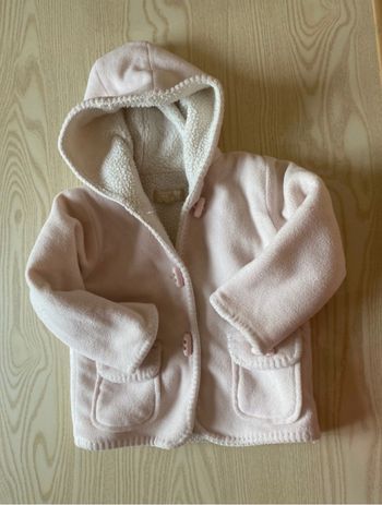Manteau très chaud à capuche fille 12 mois