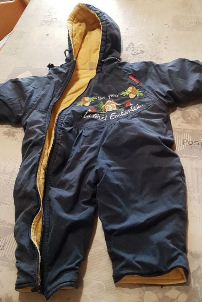 Combi hiver garcon en 3 mois