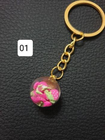 Porte-clés "Boule fruit" 01