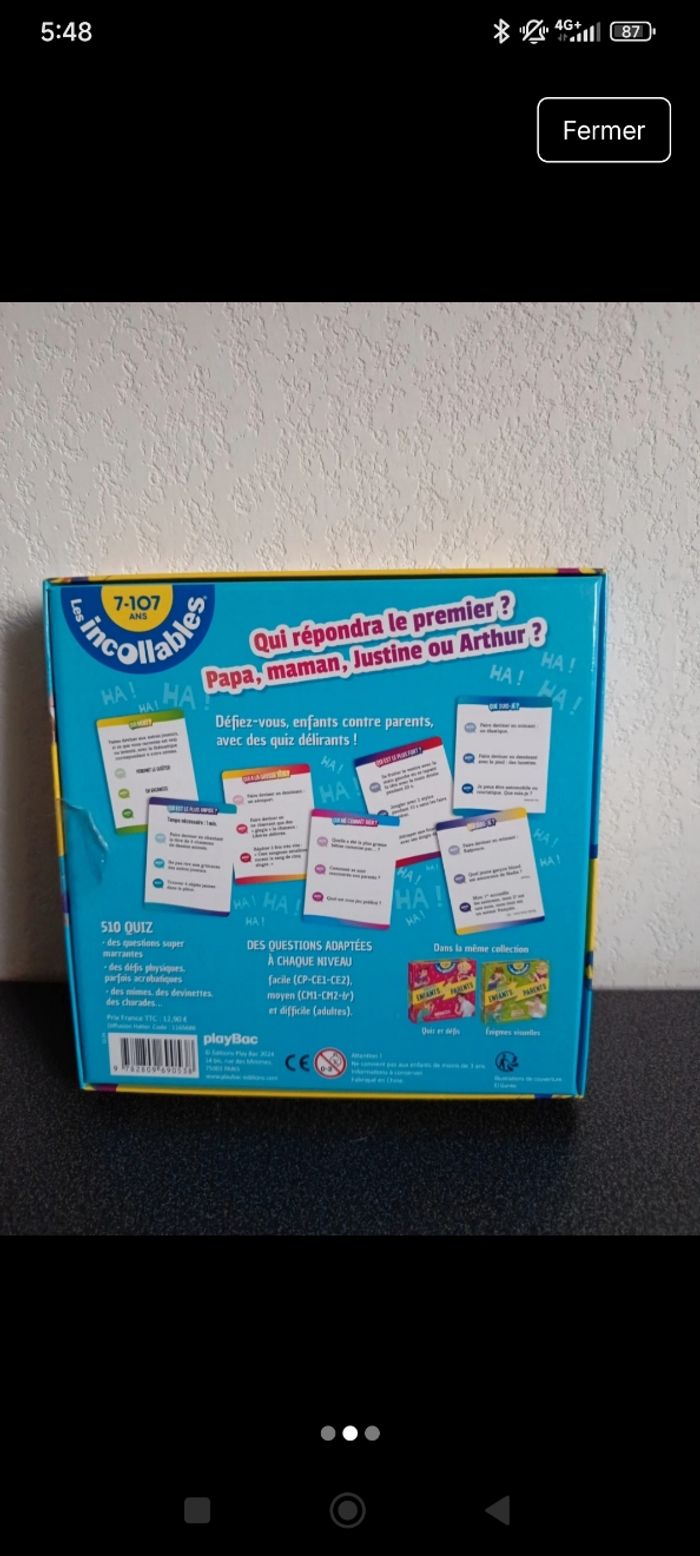 Jeu quiz enfants VS parents - photo numéro 2