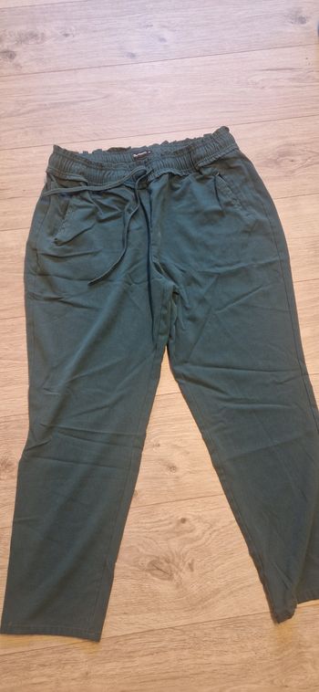 Pantalon femme vert