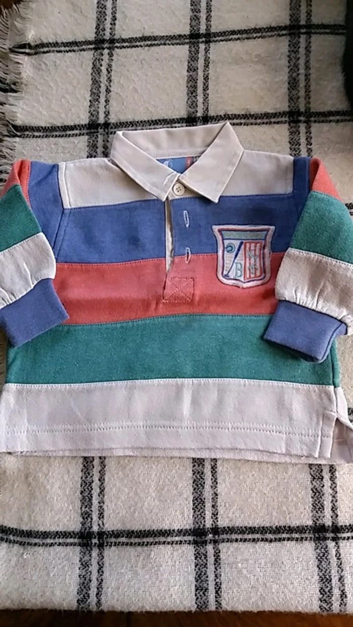 Polo ml garçon taille 12 mois