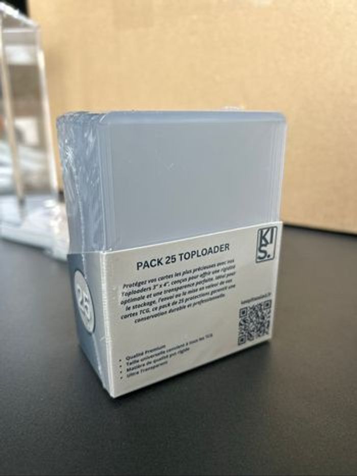 Lot 4 Packs Toploaders Premium Ultra Transparent KIS - photo numéro 4