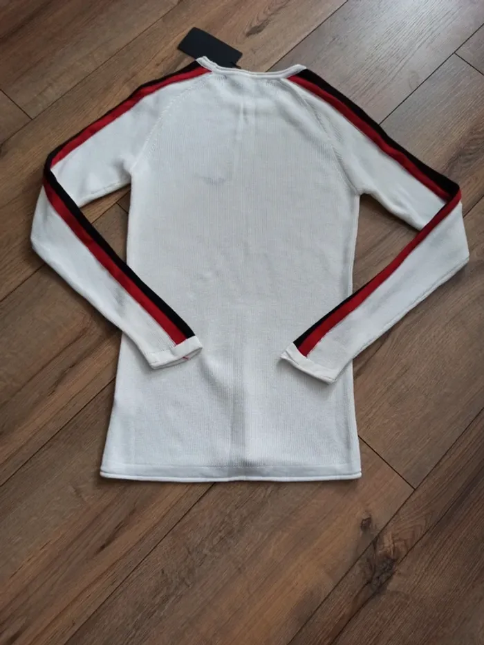 Pull blanc homme barbossa manches longues L - photo numéro 5