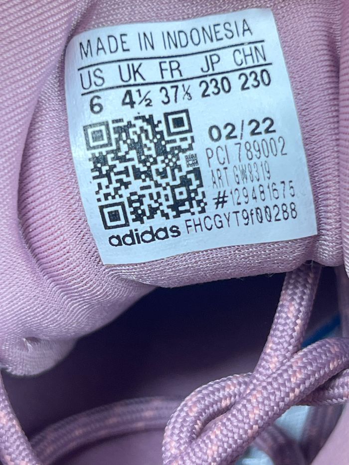 Magnifique paire baskets Adidas cuir 37,1/3 - photo numéro 7