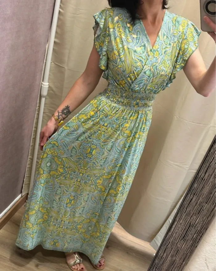 Robe longue femme robe été femme taille 38 taille 40