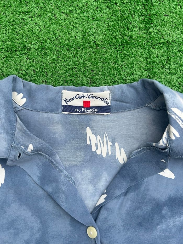 Chemise oversize tie dye bleu New Girl’s Generation Pink taille S - photo numéro 3