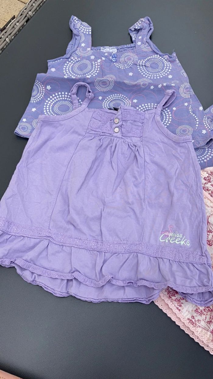 Lot ensemble débardeur haut tunique vêtement 24 mois 2 ans bébé enfant fille - photo numéro 4