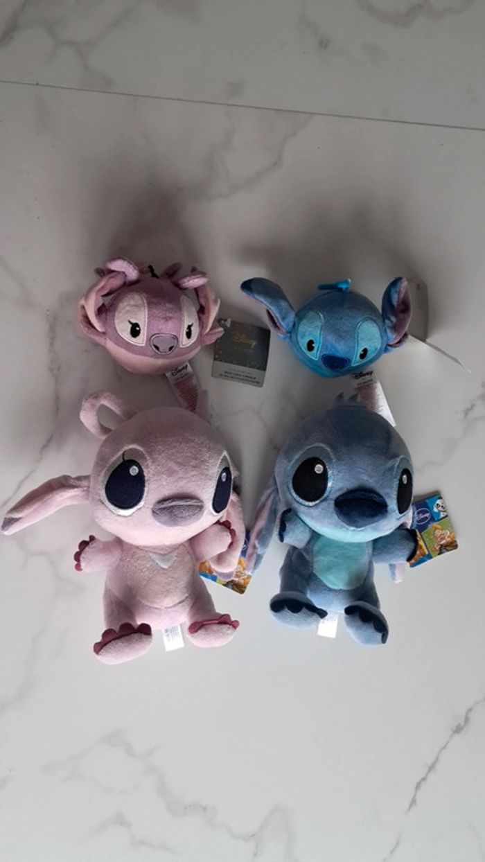 Lots peluche stitch & Angel Neuf