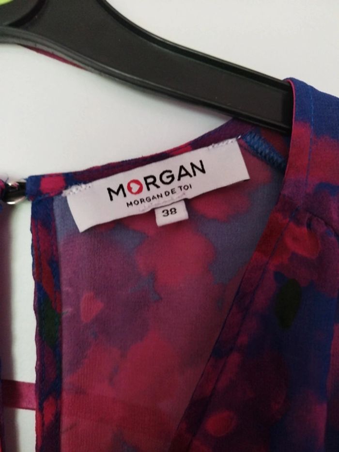 Robe a motif fleuri en voile femme Morgan taille 38 1 - photo numéro 7