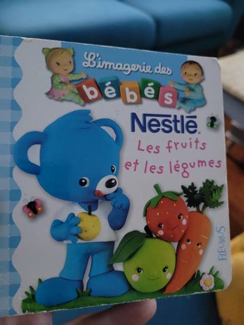 Livre Nestlé l'imagerie des bébés les fruits et légumes carton
