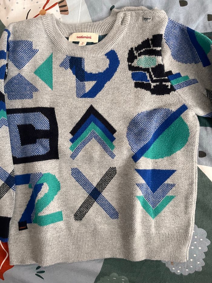 Pull catimini 3 ans garçon - photo numéro 2