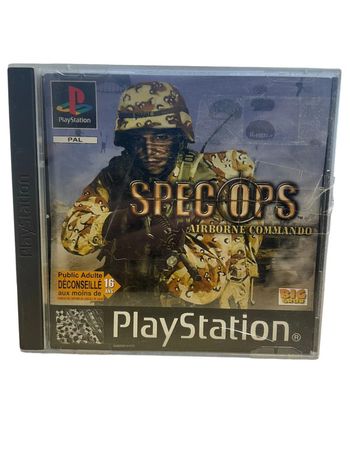 Jeu vidéo Spec Ops Airborne Commando sur console PlayStation 1