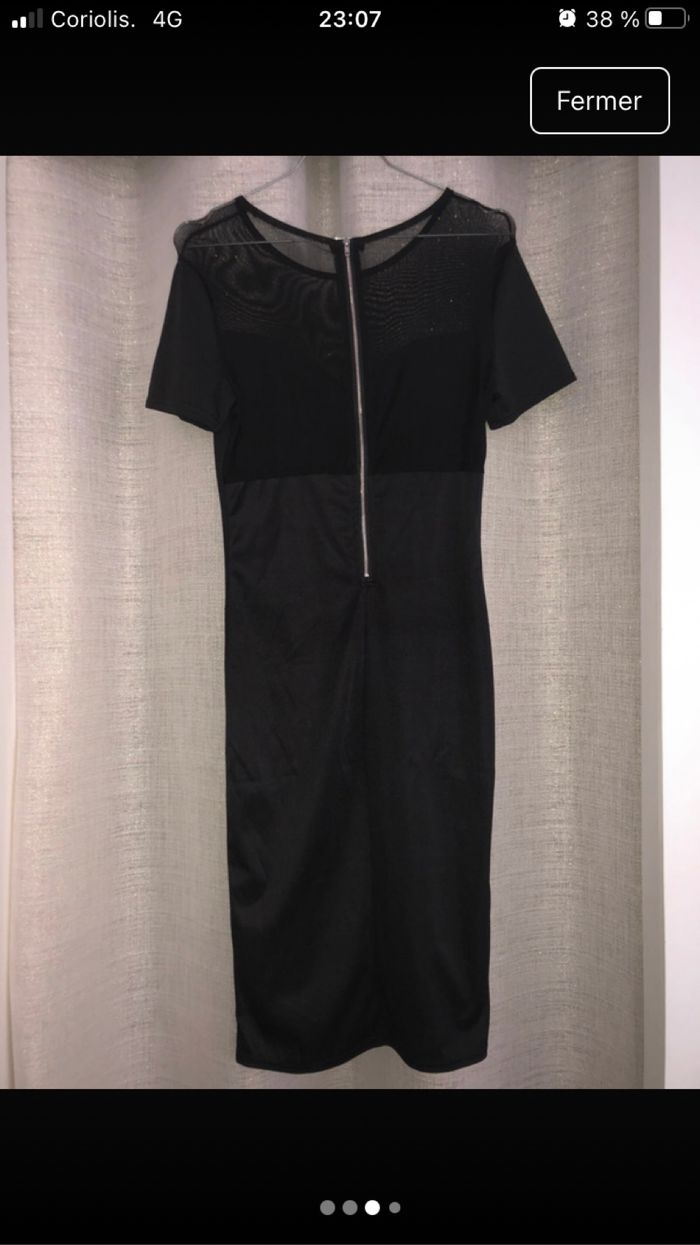 Robe noire manches courtes - photo numéro 3