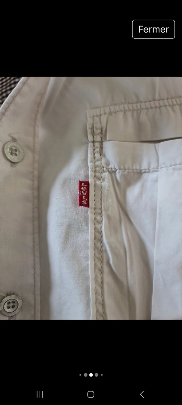 Chemisette Levi Strauss taille M - photo numéro 5