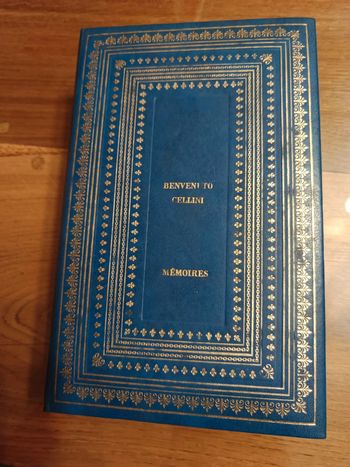 Livre mémoires de benvenuto cellini