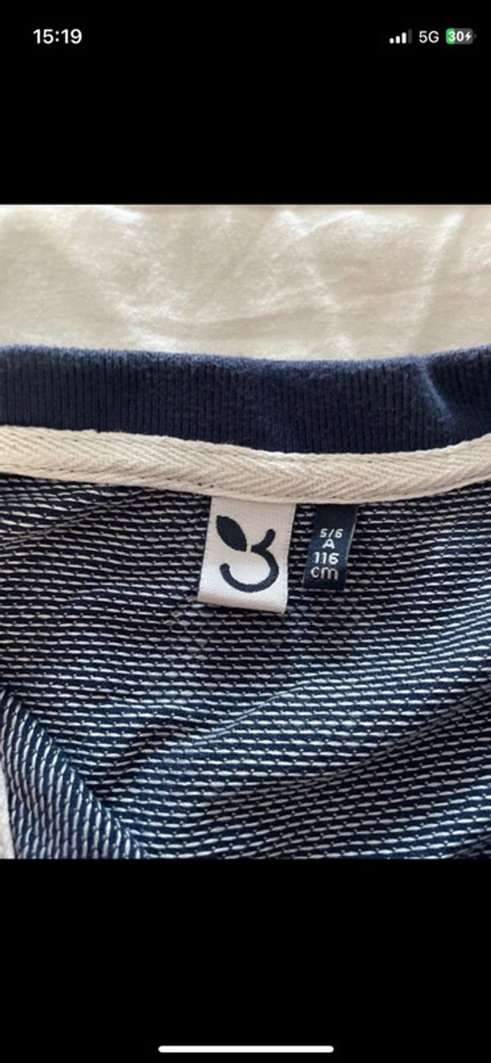 Polo 3 pommes 5/6 ans - photo numéro 2