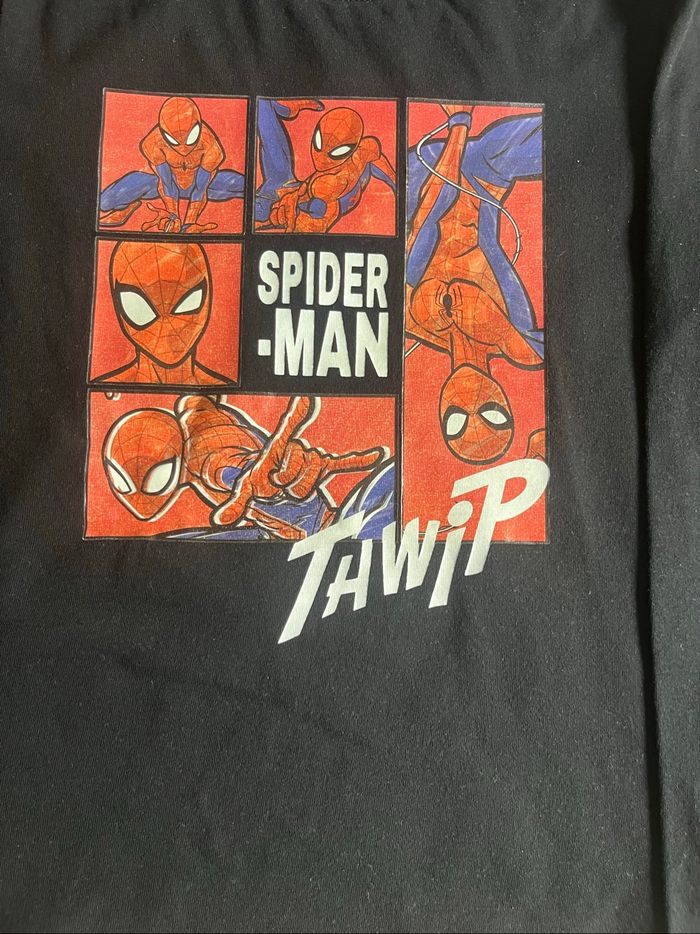 T-shirt manche longue spider man - photo numéro 2