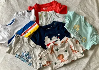 Lot de 7 t-shirt bébé garçon