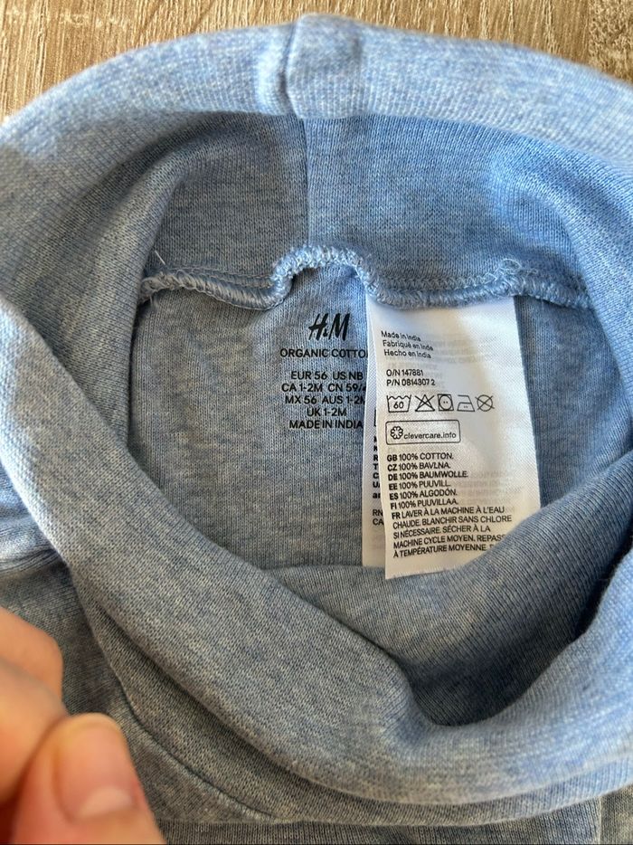 Lot 5 pantalons coton 1-2 mois H&M - photo numéro 7